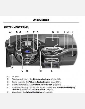 ford escape 2020 owners manual
